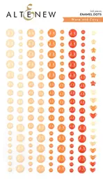 Warm and Cozy Enamel Dots