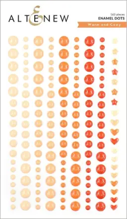 Warm and Cozy Enamel Dots