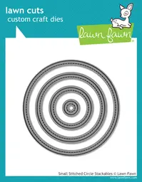 Small Stitched Circle Stackables