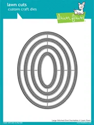 Large Stitched Oval Stackables