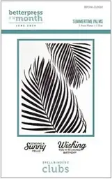 Summertime Palms - Press Plate of the Month Jun 2024
