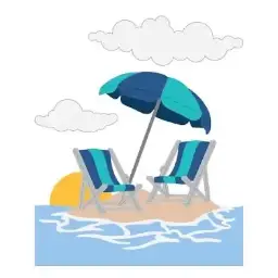 Summertime Vacay - Large Die of the Month Jun 2024