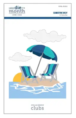Summertime Vacay - Large Die of the Month Jun 2024