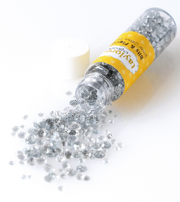 Bits & Pieces - Silver Glitter Drops