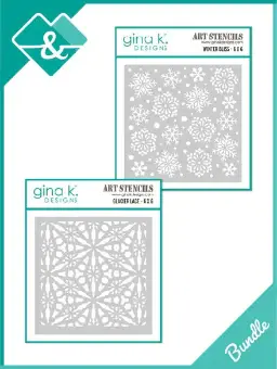Snowy Stencil Duo