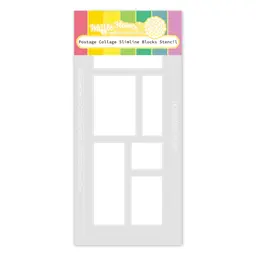 Postage Collage Mini Slimline Blocks