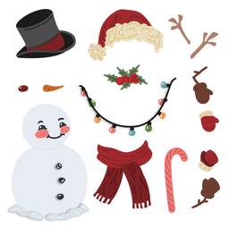 Lovely Layers: Vintage Snowman