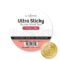 Ultra Sticky 1/4 in Double Sided Tape