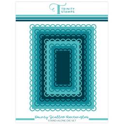 Dainty Scallop Rectangles (A-2 Sized)