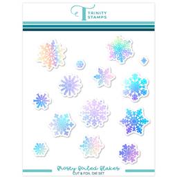 Frosty Foiled Flakes Foil and Cut