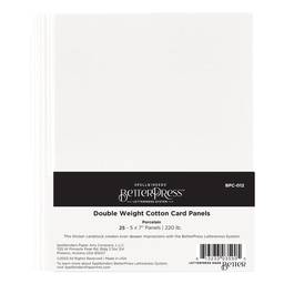 Porcelain Double Weight Cotton Card Panels - A7