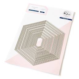 Nested Hexagons Double Stitch