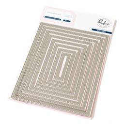 Nested Rectangles Diagonal Stitch