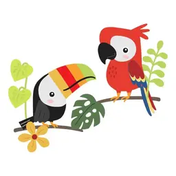 Tropical Friends - Small Die of the Month May 2024
