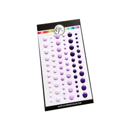 Party Violets Enamel Dots