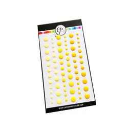 Party Yellows Enamel Dots