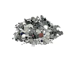 Metallic Dots Silver