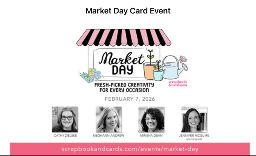 2026-02 Market Day Card Making Event