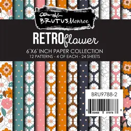 Retro Flower Paper Pad