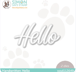 Handwritten Hello