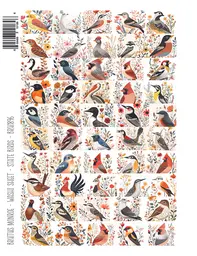 State Birds Washi Sheet