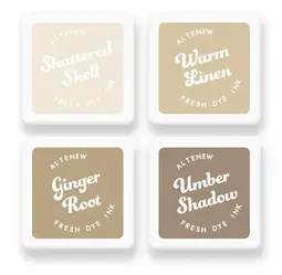 Earth Tones Fresh Dye Inks Mini Cube Set