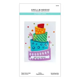 Topsy Turvy Cake from the Birthday Celebration Collection