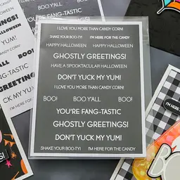 Cut-A-Part Sentiments - Halloween