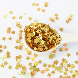 Star Confetti - Gold Hologram