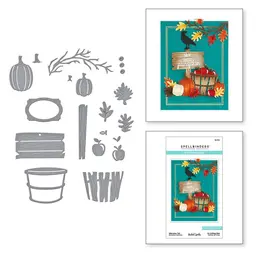 Welcome Fall Etched Dies from the Happy Harvest Collection