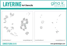 Curved Floral Banner 