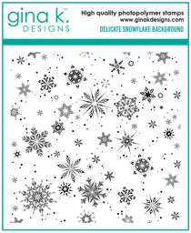 Delicate Snowflake Background - Photopolymer