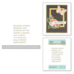 Everyday Sentiments II Glimmer Hot Foil Plate