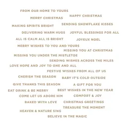 Mini Christmas Sentiment Strips