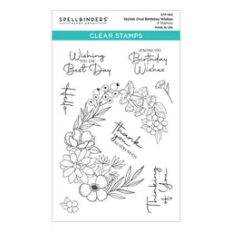 Stylish Oval Birthday Wishes