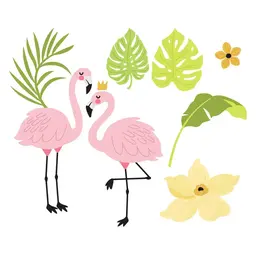 Grand Tropical Flamingos - Large Die of the Month May 2024
