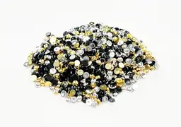 MINI Pearl Mix- Black Gold and Silver