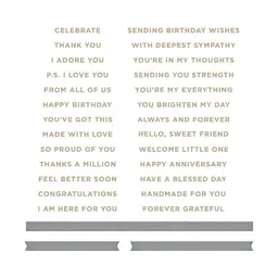 Mini Everyday Sentiments