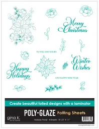 POLY-GLAZE Holiday Floral
