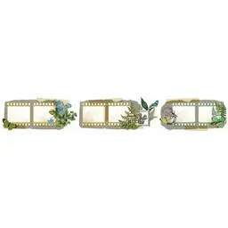Hidden Creek Filmstrip Kiss Cut PET Tape