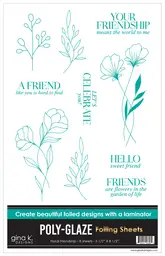 POLY-GLAZE Floral Friendship