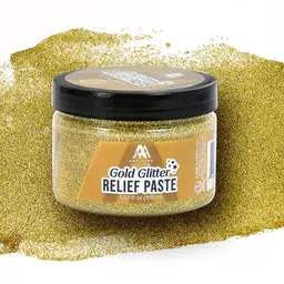 Gold Glitter Relief Paste