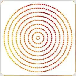 Dashing Circle Stencil